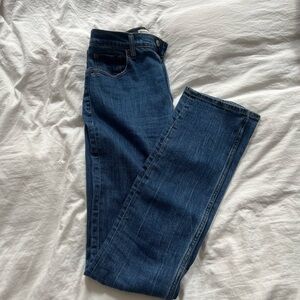 Abercrombie & Fitch Women's Blue Jeans 90s Slim Straight Ultra High Rise